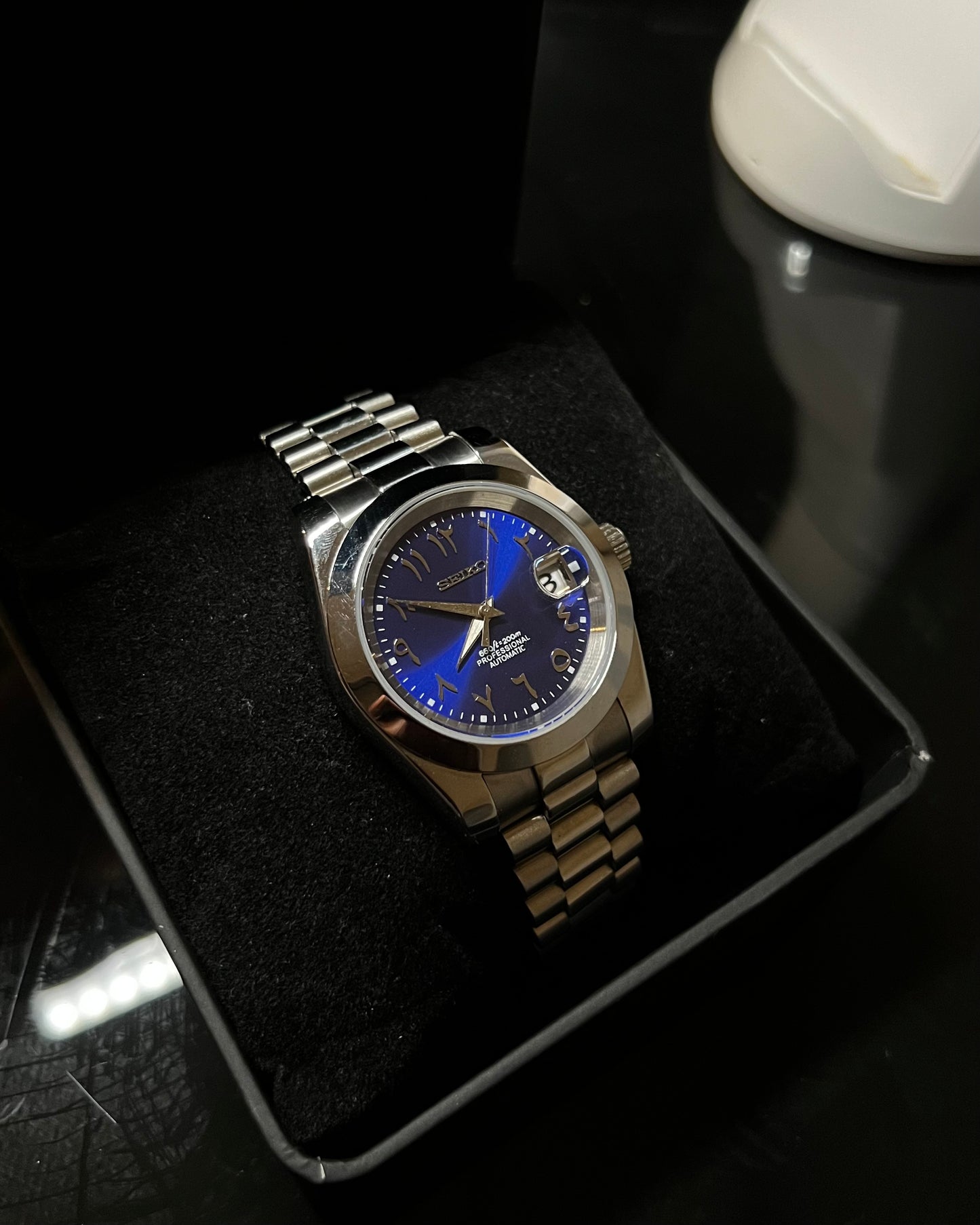 Royal Blue Arabic Dial