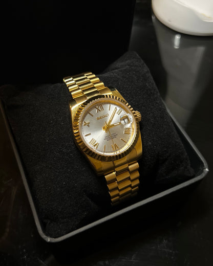 Platinum Gold Roman Dial