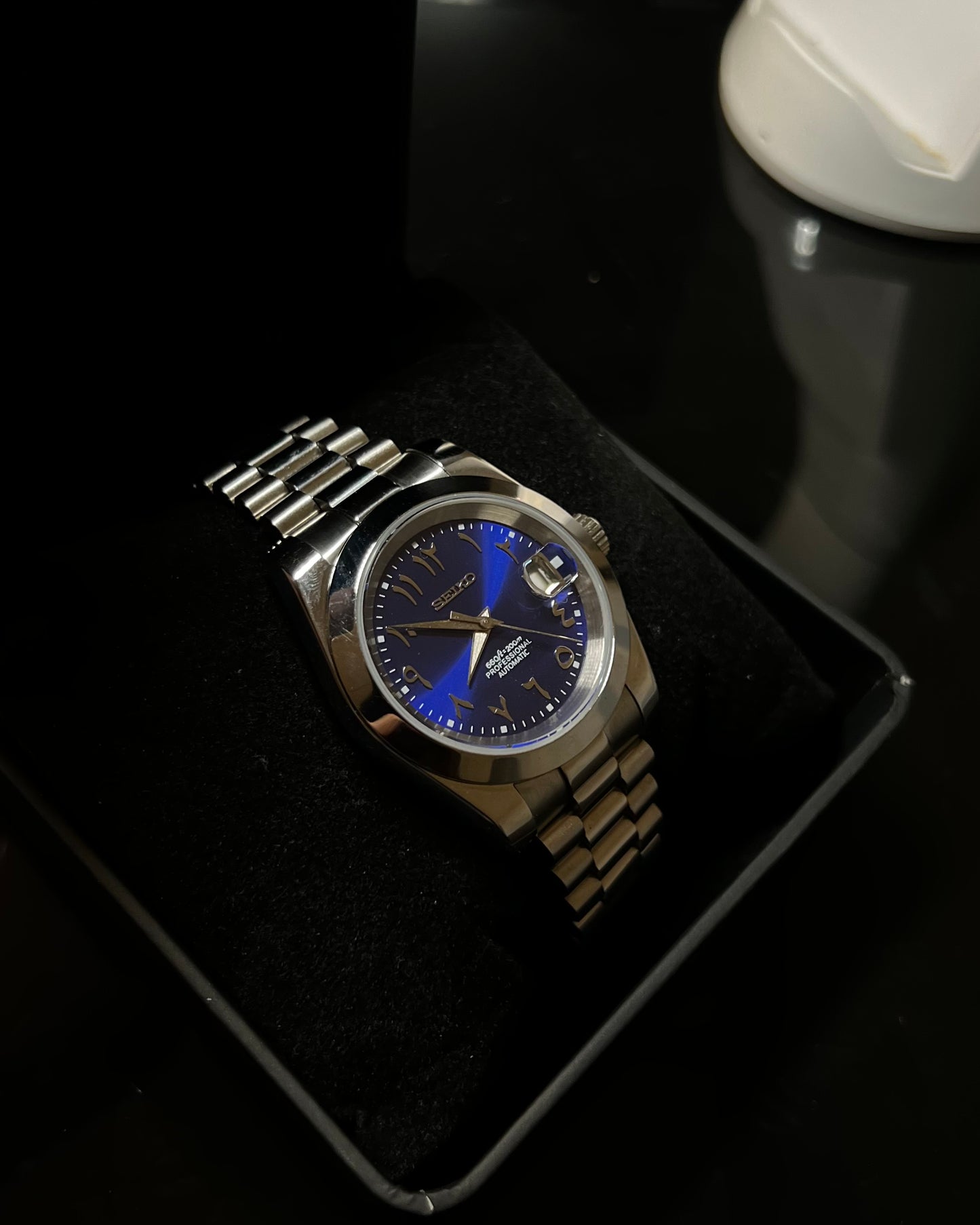 Royal Blue Arabic Dial