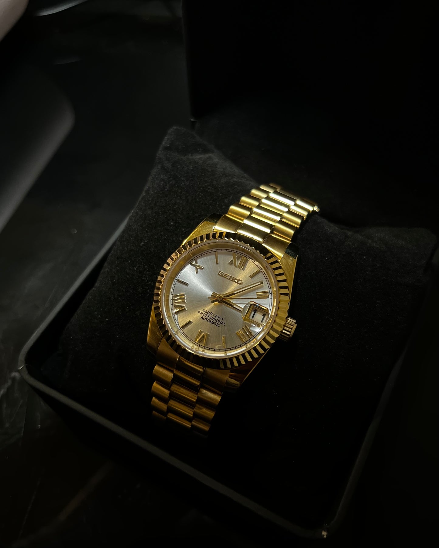 Platinum Gold Roman Dial