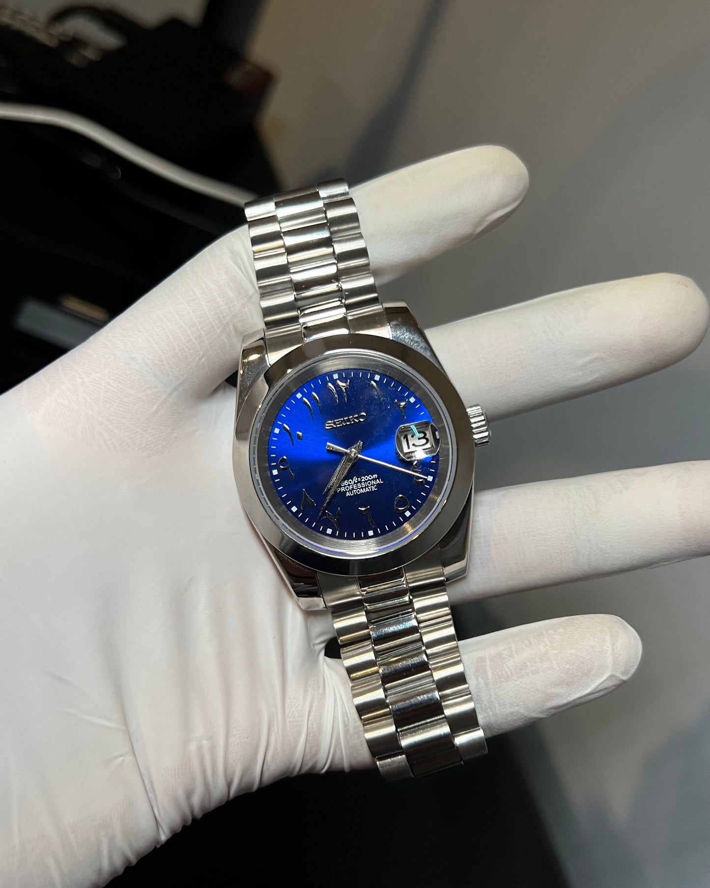 Royal Blue Arabic Dial