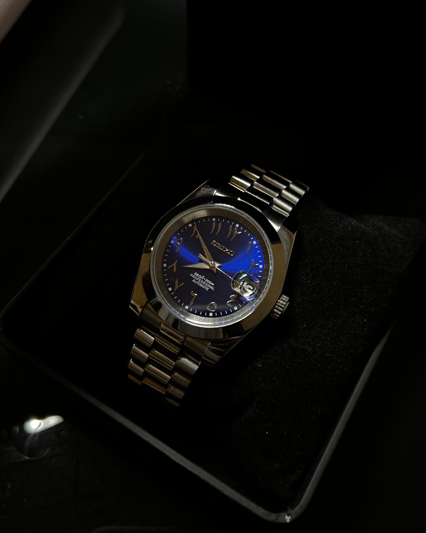 Royal Blue Arabic Dial