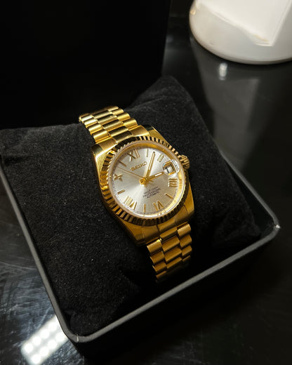 Platinum Gold Roman Dial