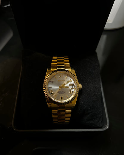 Platinum Gold Roman Dial