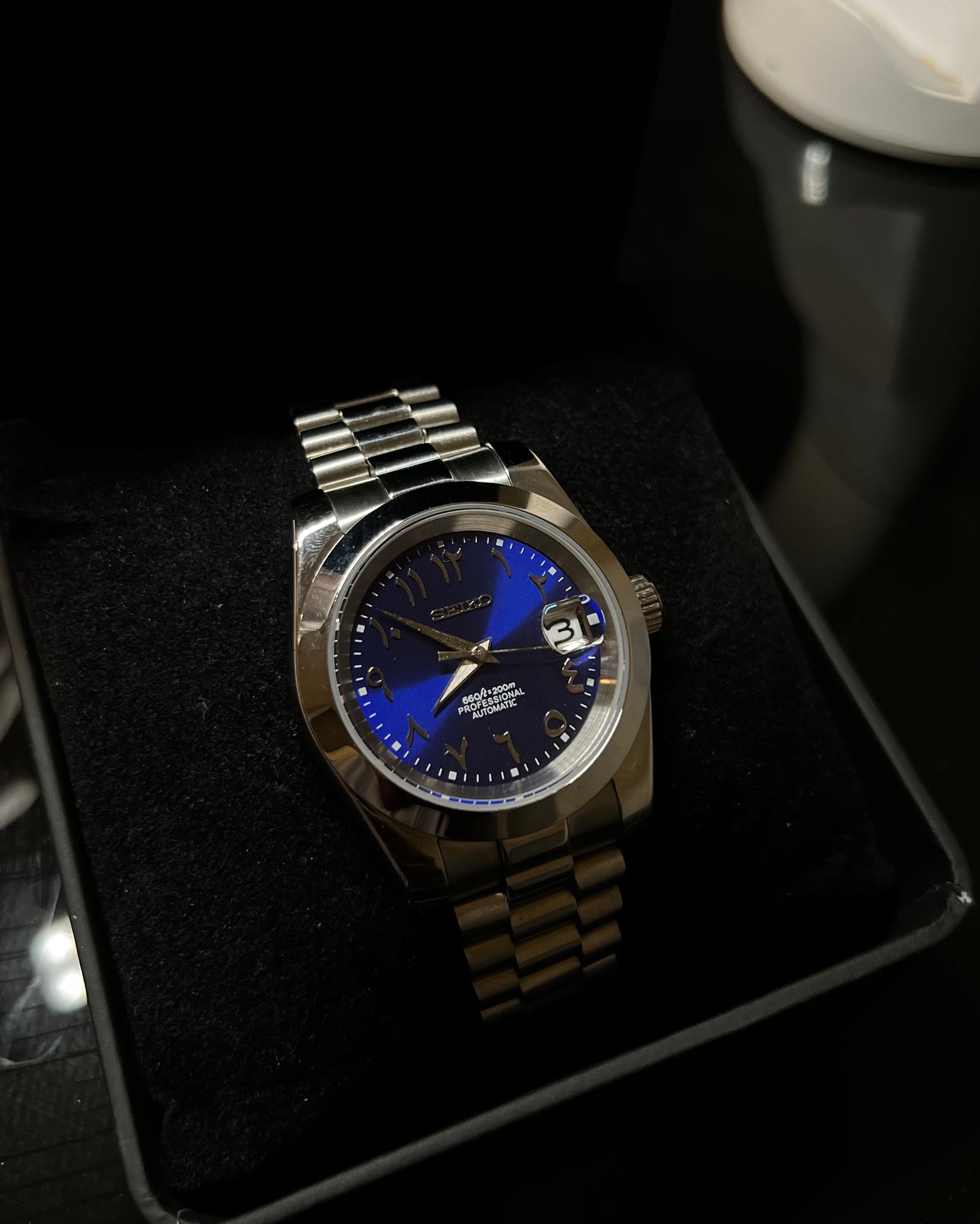 Royal Blue Arabic Dial